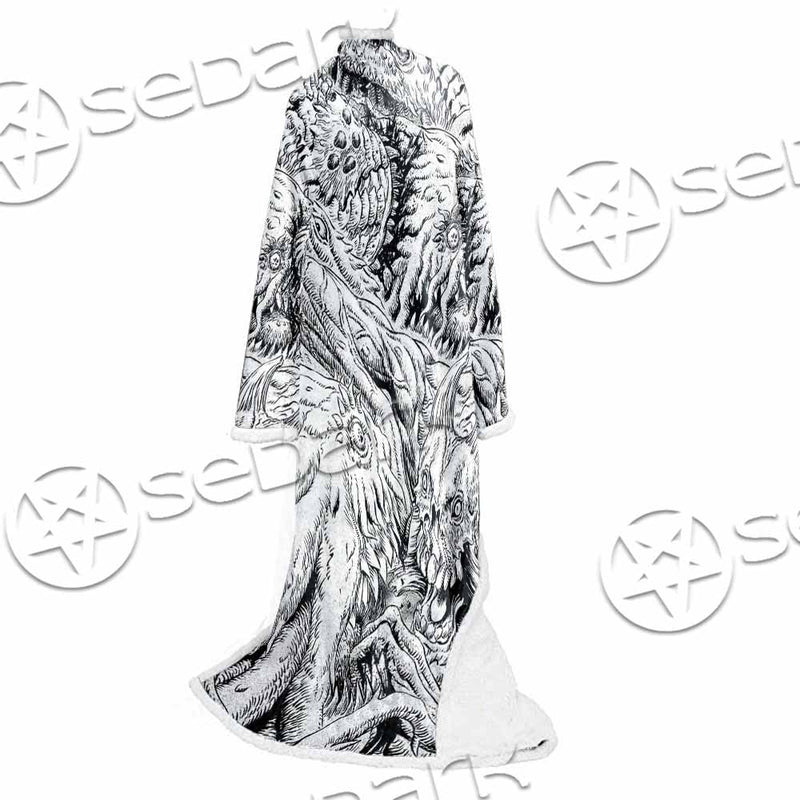 Berserk Blackwhite SED-1045 Sleeved Blanket