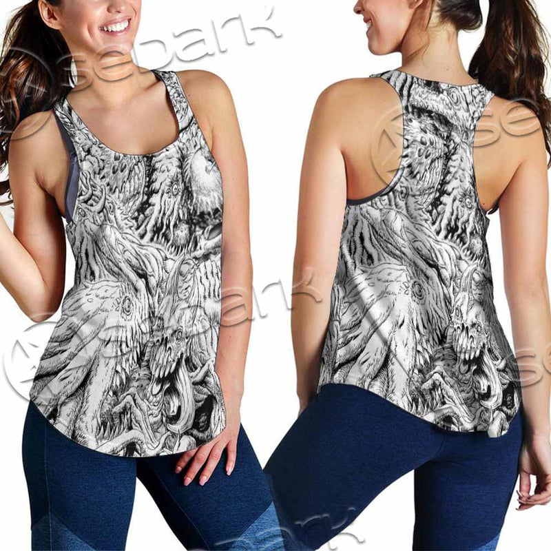 Berserk Blackwhite SED-1045 Women Tank Top