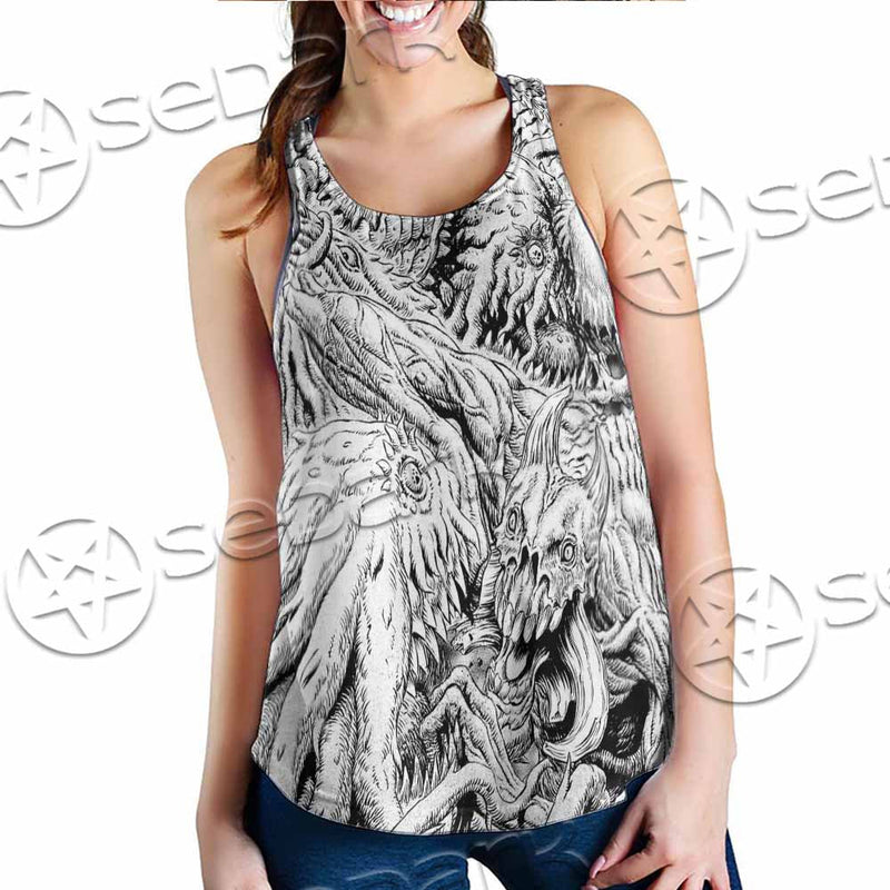 Berserk Blackwhite SED-1045 Women Tank Top