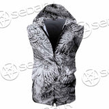 Berserk Blackwhite SED-1045 Zip Sleeveless Hoodie