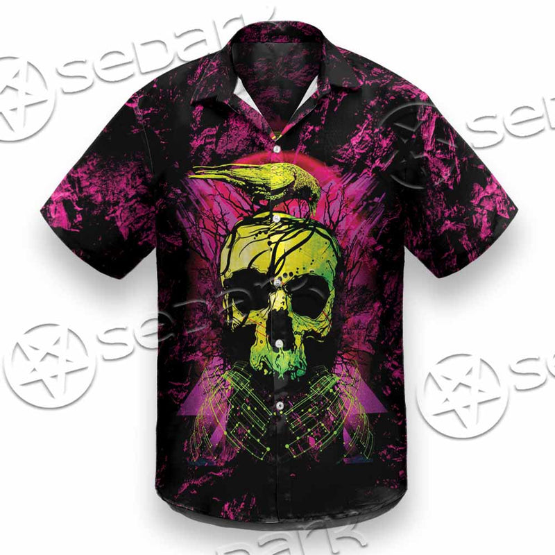 Psychedelic Creepy Skull SED-1046 Shirt Allover
