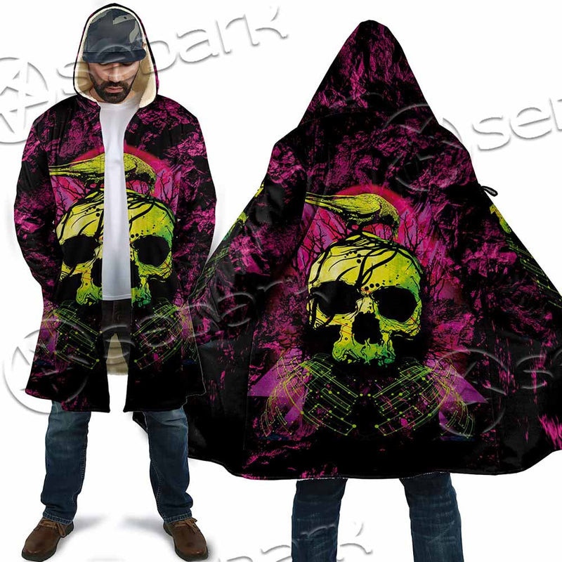 Psychedelic Creepy Skull SED-1046 Cloak