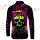 Psychedelic Creepy Skull SED-1046 Shirt Allover