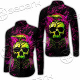 Psychedelic Creepy Skull SED-1046 Shirt Allover