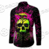 Psychedelic Creepy Skull SED-1046 Shirt Allover