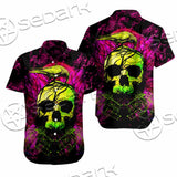 Psychedelic Creepy Skull SED-1046 Shirt Allover