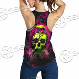 Psychedelic Creepy Skull SED-1046 Women Tank Top