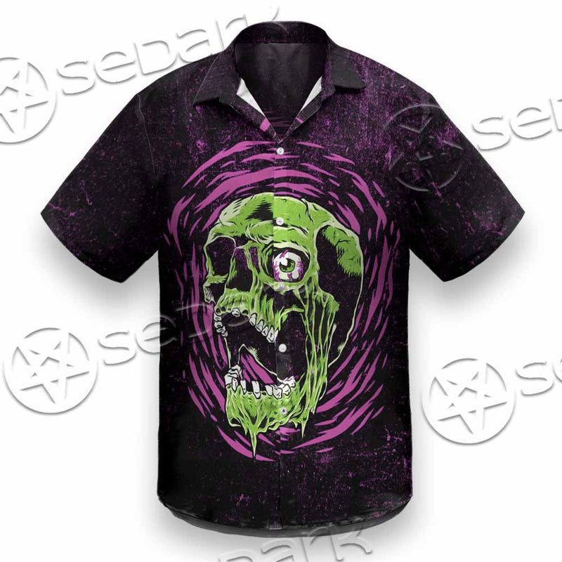 Psychedelic Horror Skull SED-1047 Shirt Allover