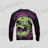 Psychedelic Horror Skull SED-1047 Unisex Sweatshirt
