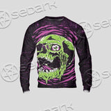 Psychedelic Horror Skull SED-1047 Unisex Sweatshirt