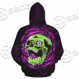 Psychedelic Horror Skull SED-1047 Hoodie & Zip Hoodie