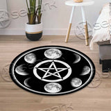 Moon Phase Star SED-1049 Round Carpet