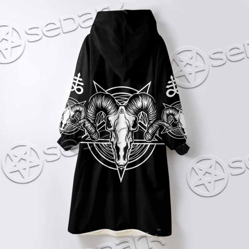 Eat Shit And Die SED-1050 Oversized Sherpa Blanket Hoodie