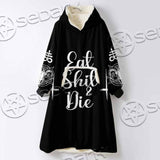 Eat Shit And Die SED-1050 Oversized Sherpa Blanket Hoodie