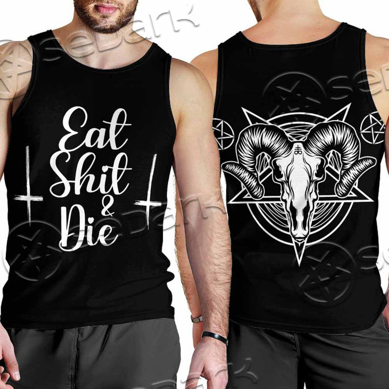 Eat Shit And Die SED-1050 Men Tank-tops