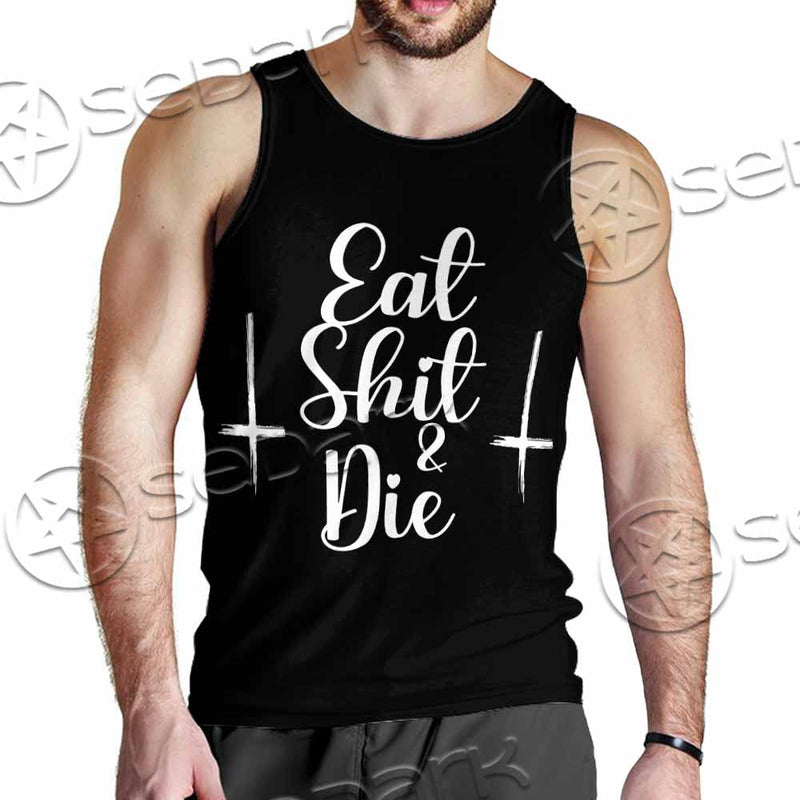 Eat Shit And Die SED-1050 Men Tank-tops