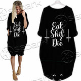 Eat Shit And Die SED-1050 Batwing Pocket Dress