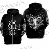Eat Shit And Die SED-1050 Hoodie & Zip Hoodie Raglan