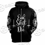Eat Shit And Die SED-1050 Hoodie & Zip Hoodie Raglan