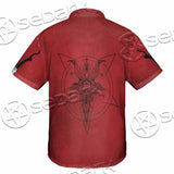 Pentagram With Demon Baphomet Satanic Goat Head SED-1051 Shirt Allover