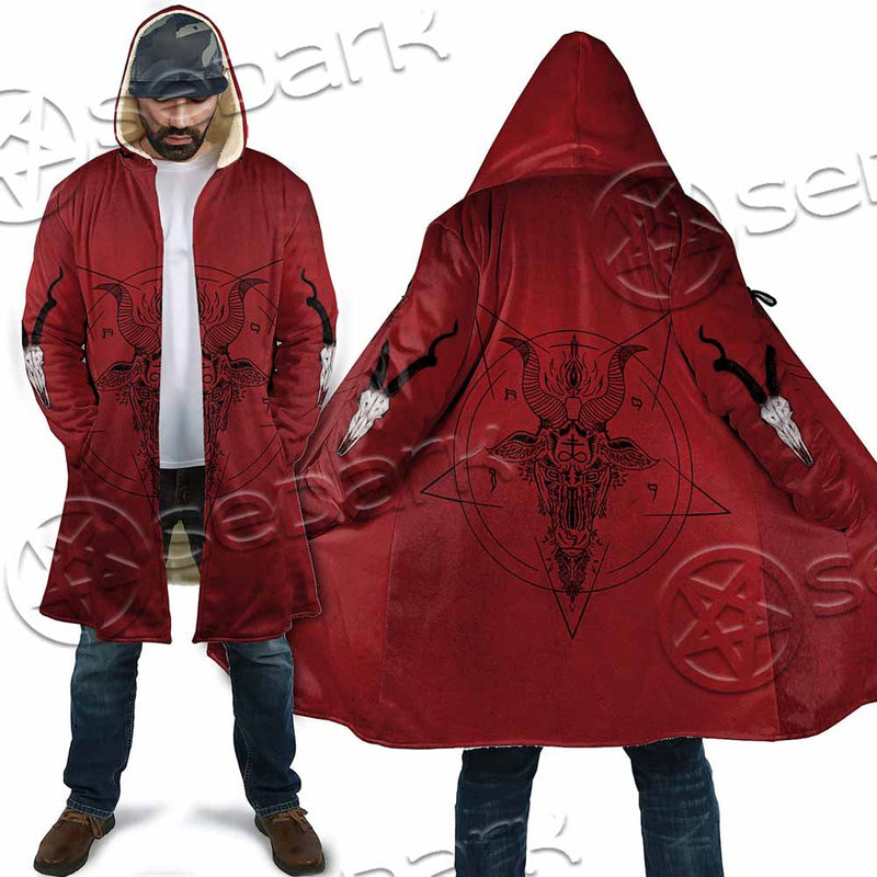 Pentagram With Demon Baphomet Satanic Goat Head SED-1051 Cloak