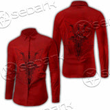 Pentagram With Demon Baphomet Satanic Goat Head SED-1051 Shirt Allover