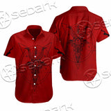 Pentagram With Demon Baphomet Satanic Goat Head SED-1051 Shirt Allover