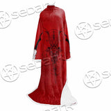 Pentagram With Demon Baphomet Satanic Goat Head SED-1051 Sleeved Blanket