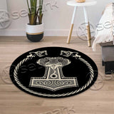 Viking Thor Hammer SED-1053 Round Carpet