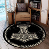 Viking Thor Hammer SED-1053 Round Carpet