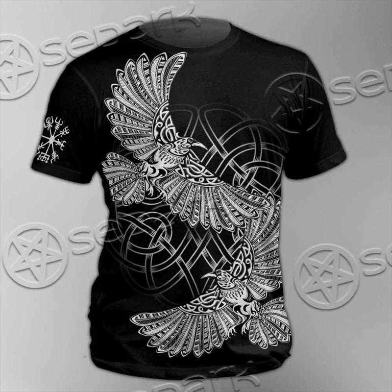 Viking Odin Raven SED-1057 Unisex T-shirt