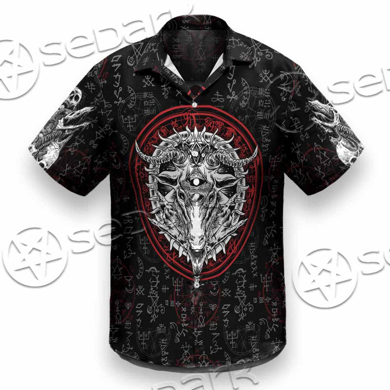 Pentagram Goat Head SED-1058 Shirt Allover