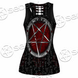 Pentagram Goat Head SED-1058 Women Tank Top