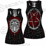 Pentagram Goat Head SED-1058 Women Tank Top