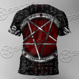 Pentagram Goat Head SED-1058 Unisex T-shirt