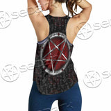 Pentagram Goat Head SED-1058 Women Tank Top