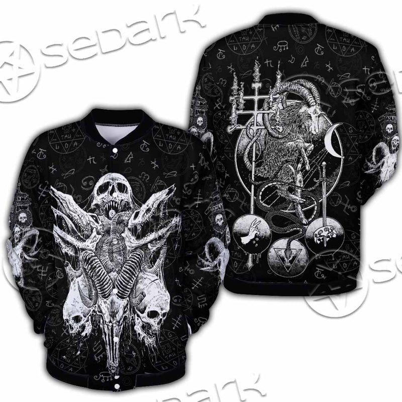 Satanic Black Metal SED-1059 Button Jacket