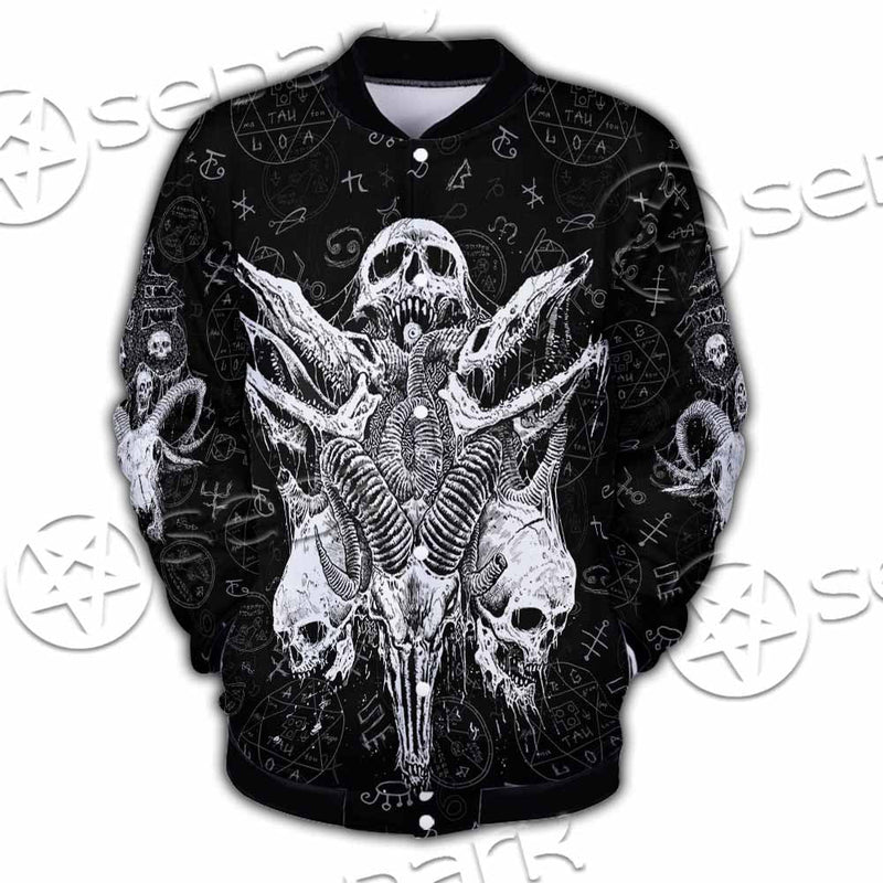 Satanic Black Metal SED-1059 Button Jacket
