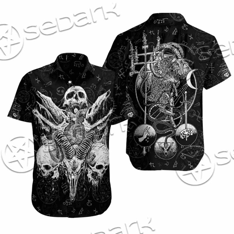 Satanic Black Metal SED-1059 Shirt Allover