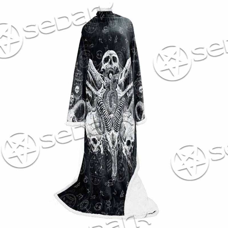 Satanic Black Metal SED-1059 Sleeved Blanket