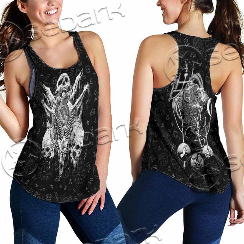 Satanic Black Metal SED-1059 Women Tank Top