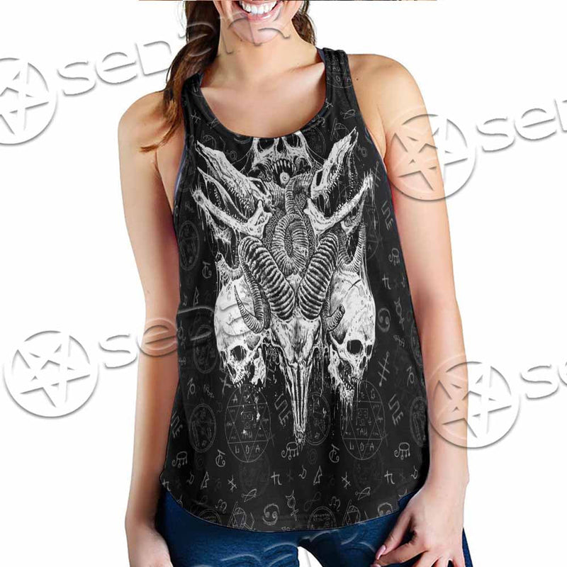 Satanic Black Metal SED-1059 Women Tank Top
