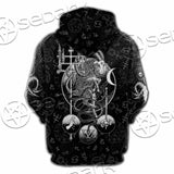 Satanic Black Metal SED-1059 Hoodie & Zip Hoodie Raglan