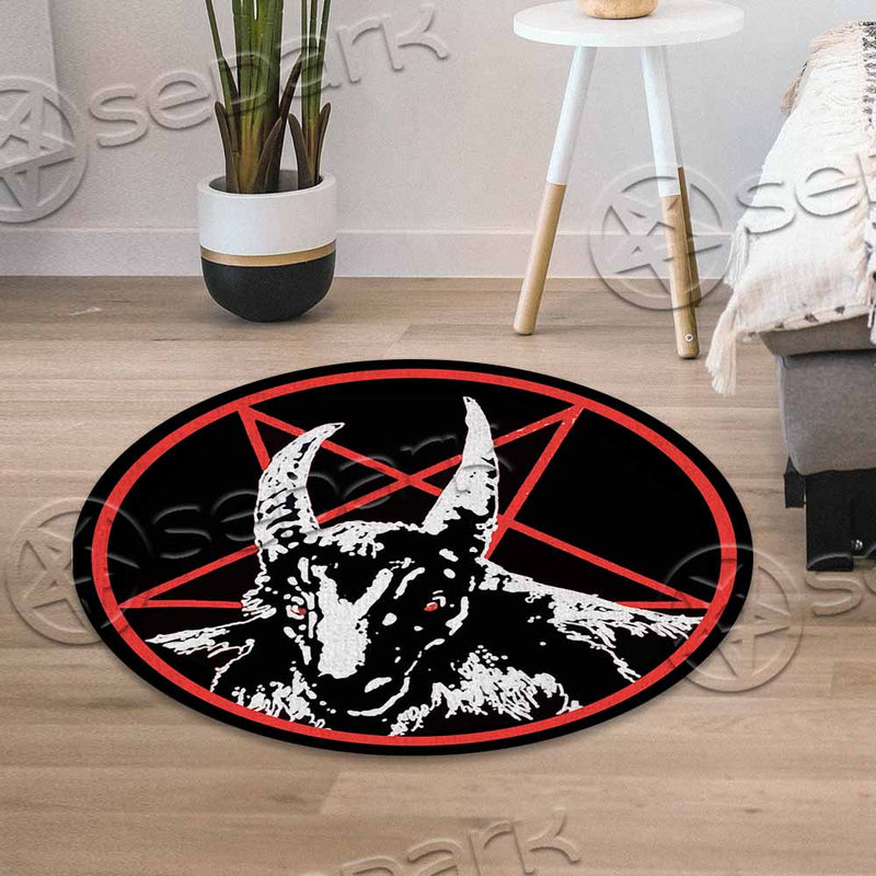 Satan Bathory SED-1061 Round Carpet