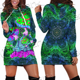 Trippy Mushroom SED-1062 Hoodie Dress
