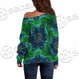 Trippy Mushroom SED-1062 Off Shoulder Sweaters