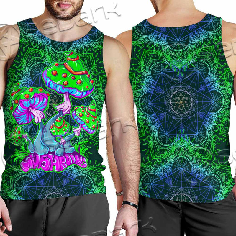 Trippy Mushroom SED-1062 Men Tank-tops