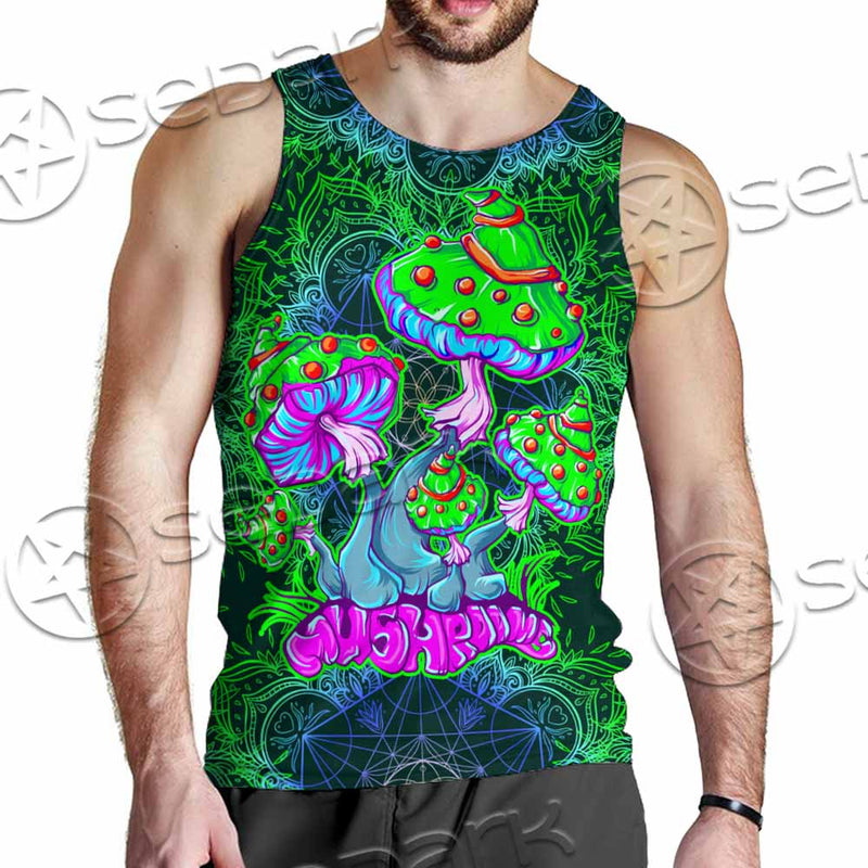 Trippy Mushroom SED-1062 Men Tank-tops