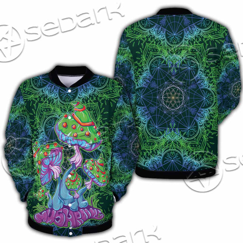 Trippy Mushroom SED-1062 Button Jacket