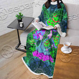 Trippy Mushroom SED-1062 Sleeved Blanket